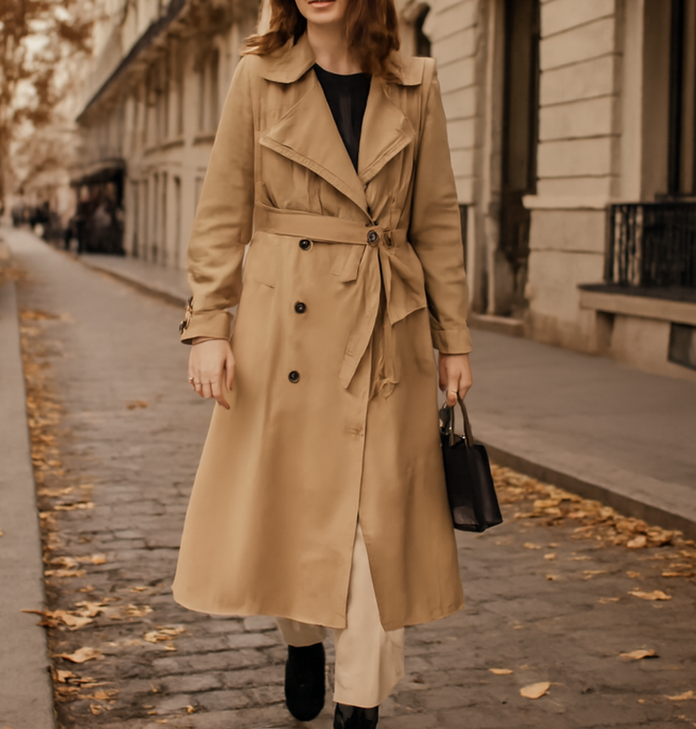 LAURA™ | GABARDINA CLÁSICA DE MUJER