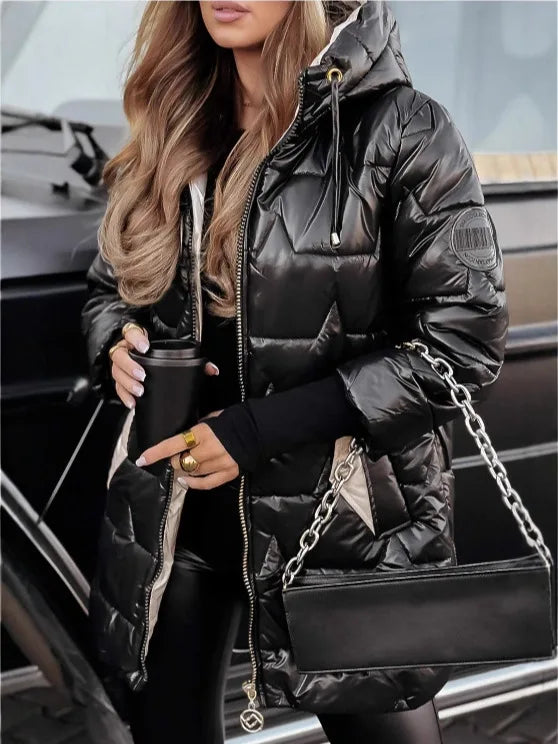 SOFIA™ | ABRIGO ACOLCHADO CON CAPUCHA