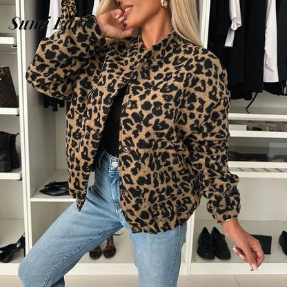 LEONOR™ | ABRIGO CON ESTAMPADO DE LEOPARDO