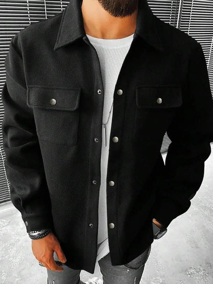 MARCOS™ | ABRIGO CASUAL CON BOLSILLOS
