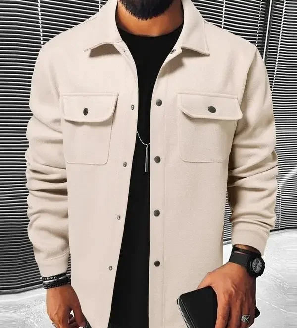 MARCOS™ | ABRIGO CASUAL CON BOLSILLOS