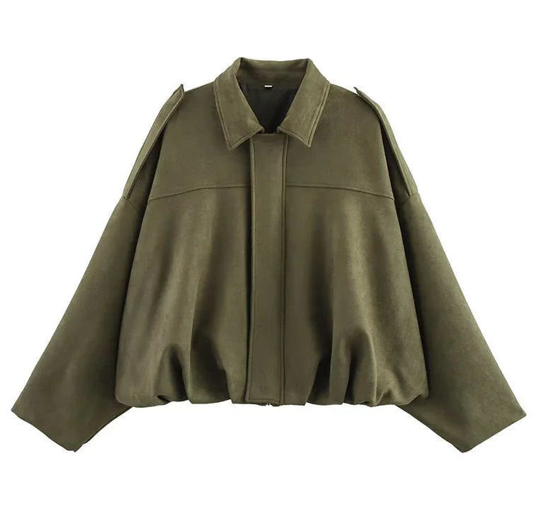 PATRÍCIA™ | ABRIGO DE GAMUZA