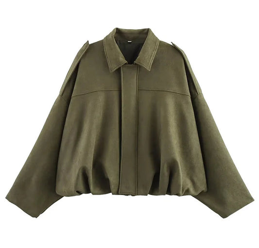 PATRÍCIA™ | ABRIGO DE GAMUZA