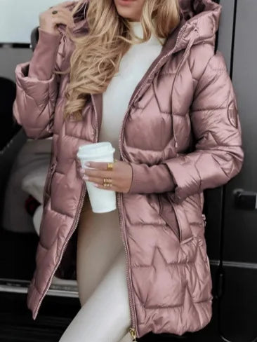 SOFIA™ | ABRIGO ACOLCHADO CON CAPUCHA