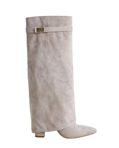 PAOLA™| BOTAS ALTAS DE GAMUZA