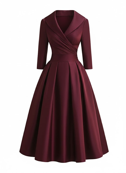 CLARA™ | VESTIDO ELEGANTE DE CETIM