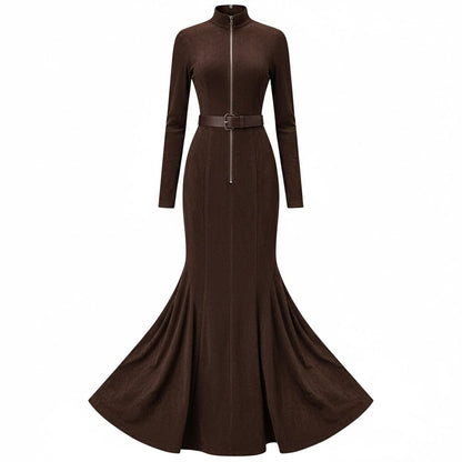 JÉSSICA™| VESTIDO CON CREMALLERA Y CINTURÓN